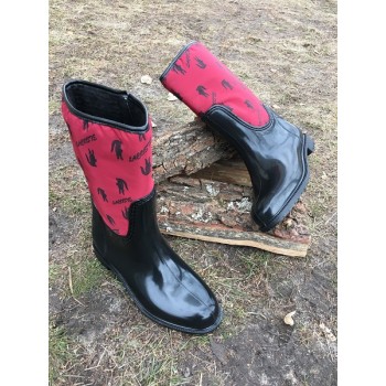 Гумові жіночі чоботи 4640-2 червоні