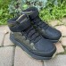 Демісезонні черевики для хлопчика 32-37 оливково-чорні