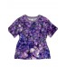 Дитяча трикотажна футболка оверсайз з бавовни "Крокуси"