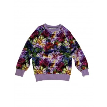 Дитячий світшот у квітковий принт "Жоржини"