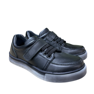 Туфлі для хлопчика Bistfor з липучкою чорні